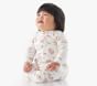 Emily &amp; Meritt Cabbage Roses Organic Cotton Baby Pajama