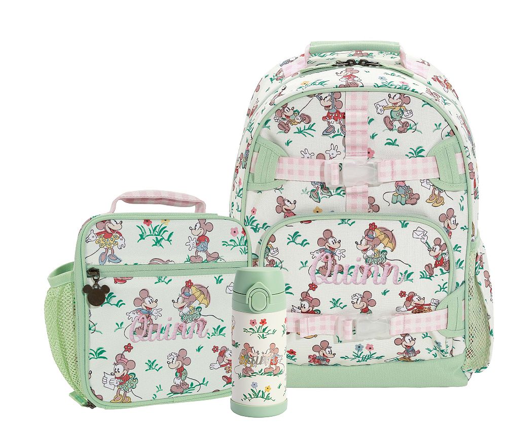 Disney Kids Floral Backpack Set - Blue and Tan Disney PArks Bambi Thumper Flower Floral Loungefly Mini  main image 2