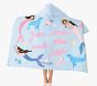 Mermaid Kid Beach Hooded Towel UPF 50+