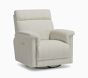 Open Box: Dream Deluxe Swivel Power Recliner - Performance Heathered Basketweave Dove
