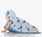 Whale Reversible Baby Beach Hooded Towel UPF 50+
