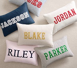 Monogram Name Pillow Cover