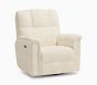 Open Box: Lullaby Swivel Glider Power Recliner - Performance Heathered Chenille Ecru