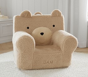 St. Jude Anywhere Chair®, Oatmeal Sherpa Bear | Pottery Barn Kids
