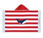 Rugby Stripe Whale Beach Hooded Towel UPF 50+
