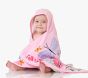 Wildflower Butterfly Baby Beach Hooded Towel UPF 50+