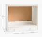Cameron Stow-Away Desk With Cubby Towers Wall Storage System