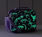 Mackenzie Purple Dinosaur Bones Glow Glitter Lunch Boxes