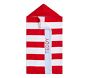 Rugby Stripe Whale Baby Beach Hooded Towel UPF 50+