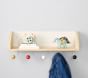 Modern Polka Dot Shelf with Hooks