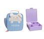 Mackenzie Blue Bunny Lunch &amp; Bento Bundle, Set of 2