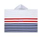 Multi Stripe Baby Beach Hooded Towel UPF 50+