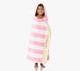Rugby Stripe Sun Beach Hooded Towel UPF 50+