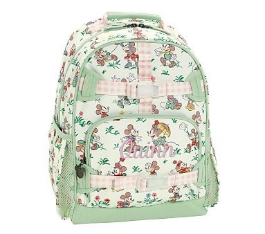Mackenzie Disney Floral Mickey & Minnie Backpack | Pottery  display picture 3