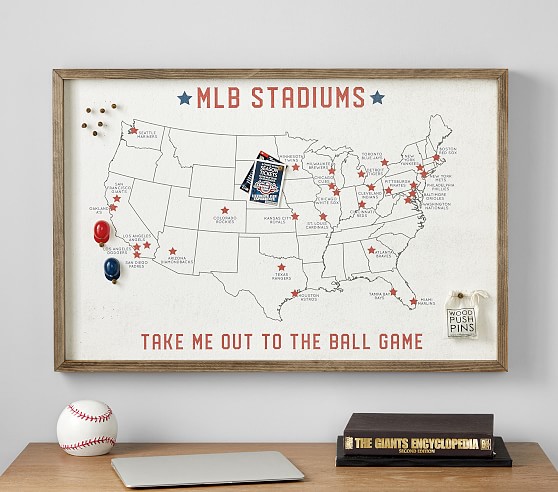 MLB™ Wood Pinboard 24