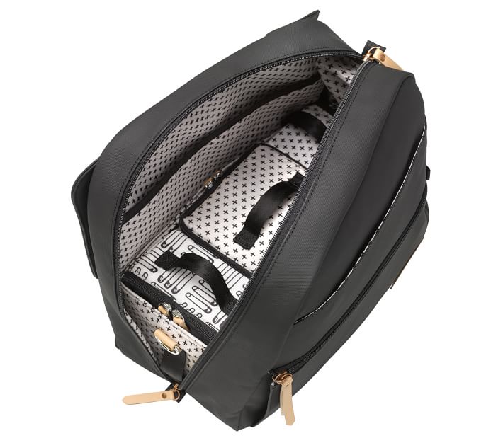 Petunia Pickle Bottom Meta Black Diaper Backpack | Pottery  display picture 2