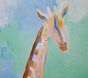 Pastel Giraffe Art (32" x 24")