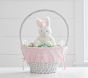 Open Box: Gingham Easter Basket Liner, Large - Pink