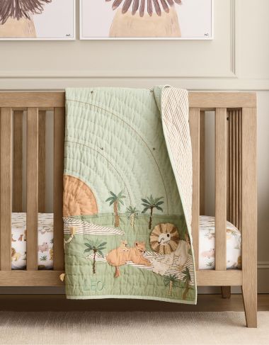 Couette Enfant Pottery Barn Kids - Taille Queen - Vert Cachemire Motif Paisley - Bon État