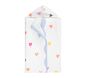 Mini Hearts Baby Beach Hooded Towel UPF 50+