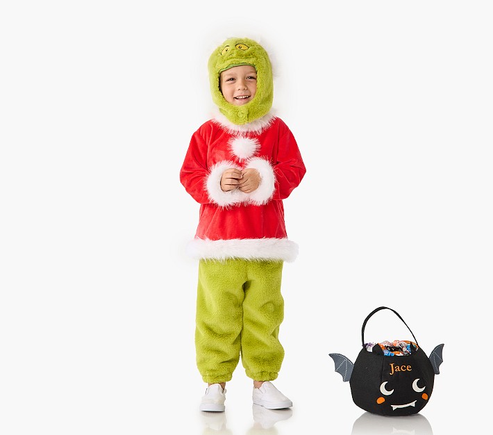 Pigiama 2 Pezzi Pottery Barn Bambini Dr. Seuss Il Grinch, Cotone Biologico, Manica Lunga, Natale