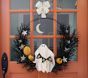 Light-Up Boo Ghost Demi Wreath