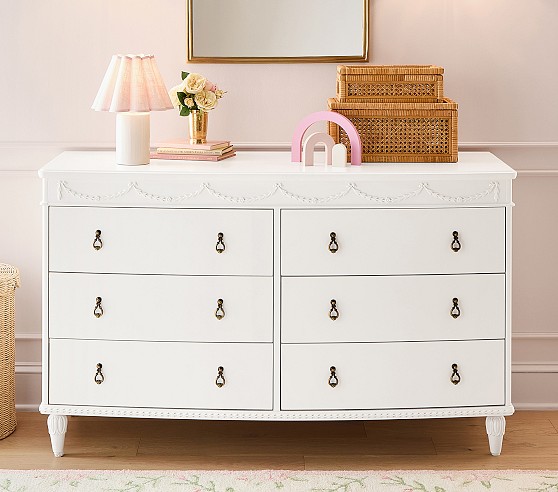 Adeline Extra-Wide Dresser, Simply White
