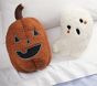 Sherpa Ghost &amp; Pumpkin Pillow Set