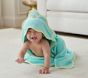 Stoney Clover Lane Rainbow Scallop Baby Hooded Towel 