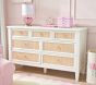 Ava Regency Caned 7-Drawer Dresser (56w x 19d")