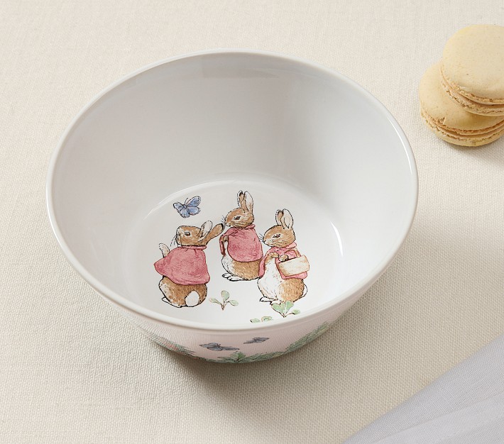 Peter Rabbit™ Flopsy™ Bunnies Bowl | Pottery Barn Kids