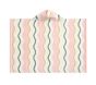 Wavy Stripe Baby Beach Hooded Towel UPF 50+