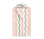 Wavy Stripe Baby Beach Hooded Towel UPF 50+