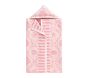 Seashells Plush Jacquard Baby Beach Hooded Towel UPF 50+