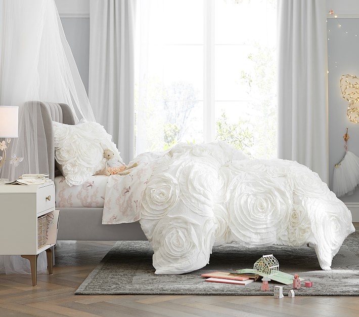 Avalon Kids Upholstered Bed | Pottery Barn Kids