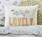Emily &amp; Meritt Lovely Embroidered Pillow