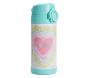 Pink Heart Tie-Dye Mackenzie Water Bottle