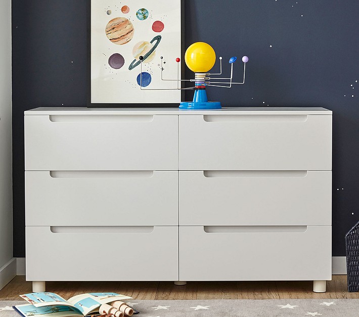 ARLEN Extra-Wide Dresser, Simply White