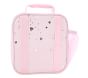 Mackenzie Blush Foil Scattered Hearts Lunch Boxes