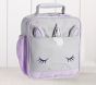Mackenzie Critter Gray Glitter Lunch Box