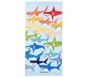 Rainbow Shark Kid Beach Towel UPF 50+