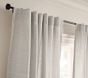 Open Box: Evelyn Linen Light-Filtering Curtain, 44"W x 84"L - Grey