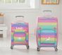 Fairfax Rainbow Multi Stripe Spinner Luggage