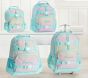 Mackenzie Aqua Sky Ombre Sparkle Glitter Backpacks