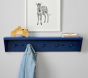 Open Box: Pop Color Shelf With Pegs (30") - Navy