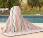 Wavy Stripe Baby Beach Hooded Towel UPF 50+