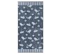 Bubbles Whale Plush Jacquard Kid Beach Towel UPF 50+