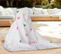 Mini Hearts Baby Beach Hooded Towel UPF 50+