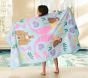 Reflective Mermaid Kid Beach Towel UPF 50+