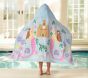 Reflective Mermaid Kid Beach Hooded Towel UPF 50+